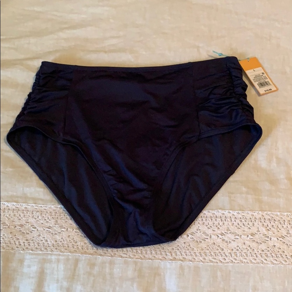 COPY - Kona Sol High Coverage High Waist Swim Bot…